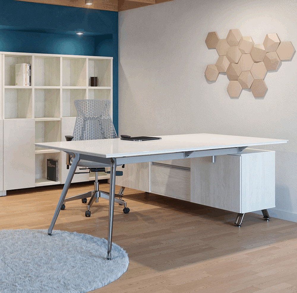 ESCRITORIO EJECUTIVO MOD. KYTE CREDENZA
